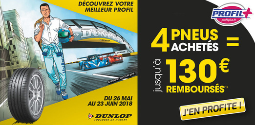 Promo Dunlop : Michel Vaillant